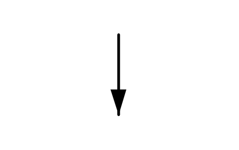 Preview of the Precipitate arrow symbol, block CHM_A_PPT