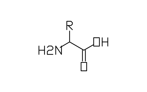 Preview of the Amino acid, alpha symbol, block CHM_B_AMINOACID