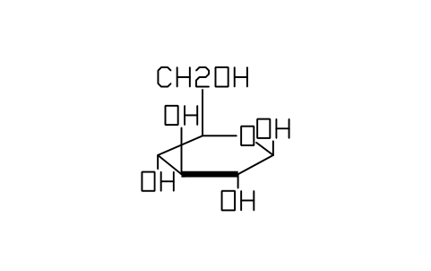 Preview of the beta-D-Glucopyranose symbol, block CHM_B_GLC_B