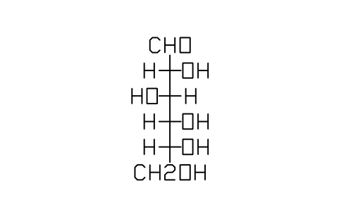 Preview of the D-Glucose, open chain symbol, block CHM_B_GLC_OPEN