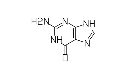 Preview of the Guanine symbol, block CHM_B_GUANINE