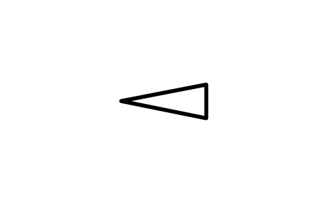 Preview of the Hollow wedge bond symbol, block CHM_B_HOLLOW