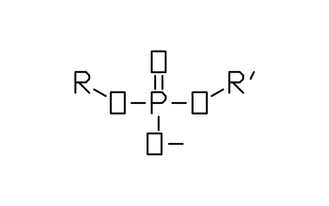 Preview of the Phosphodiester linkage symbol, block CHM_B_PHOSPHODIESTER