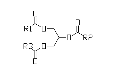 Preview of the Triglyceride (triester) symbol, block CHM_B_TRIGLYCERIDE