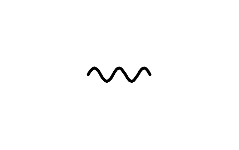 Preview of the Wavy bond symbol, block CHM_B_WAVY