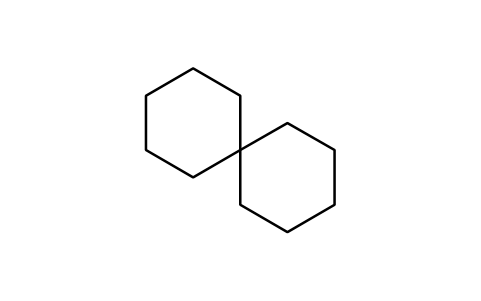 Preview of the Spiro[5.5]undecane symbol, block CHM_F_SPIRO