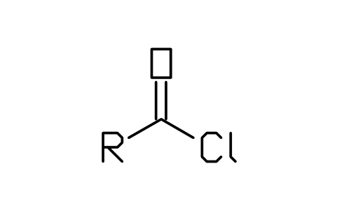Preview of the Acyl chloride symbol, block CHM_G_ACYLCL