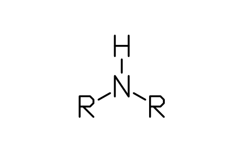 Preview of the Secondary amine, R2NH symbol, block CHM_G_AMINE2