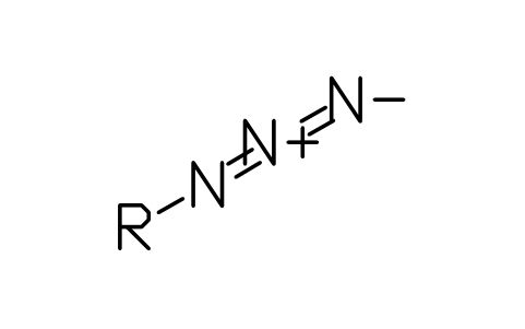 Preview of the Azide, R-N3 symbol, block CHM_G_AZIDE