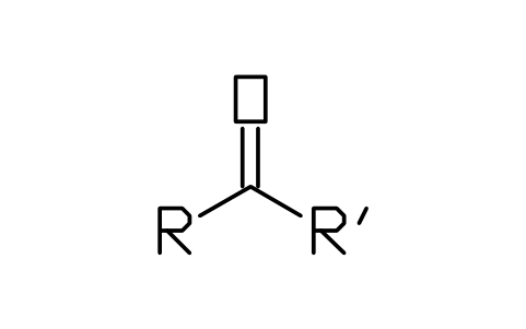 Preview of the Ketone symbol, block CHM_G_KETONE