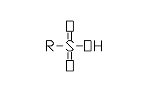 Preview of the Sulfonic acid symbol, block CHM_G_SULFONIC