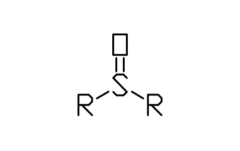 Preview of the Sulfoxide symbol, block CHM_G_SULFOXIDE