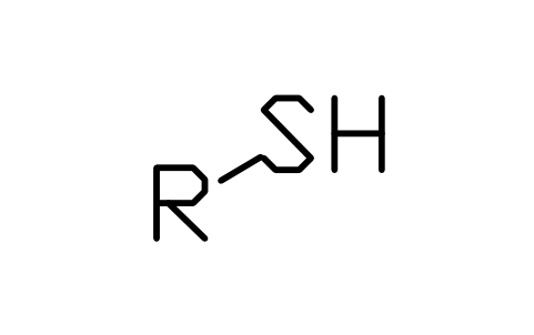 Preview of the Thiol, R-SH symbol, block CHM_G_THIOL