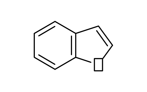 Preview of the Benzofuran symbol, block CHM_H_BENZOFURAN