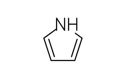 Preview of the Pyrrole symbol, block CHM_H_PYRROLE