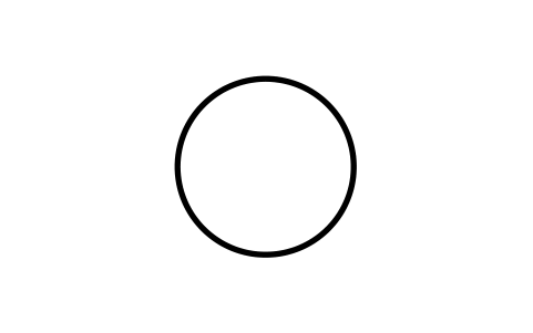 Preview of the s orbital symbol, block CHM_O_S