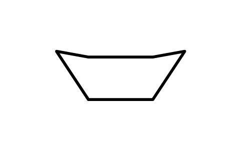 Preview of the Cyclohexane, boat symbol, block CHM_P_BOAT