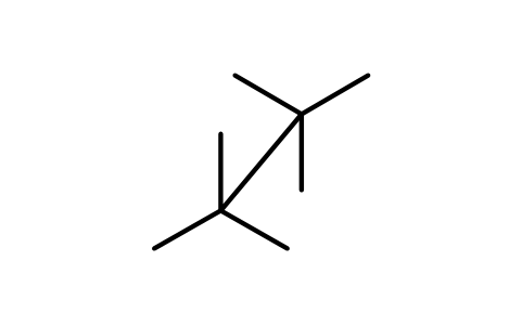 Preview of the Sawhorse projection, staggered symbol, block CHM_P_SAWHORSE