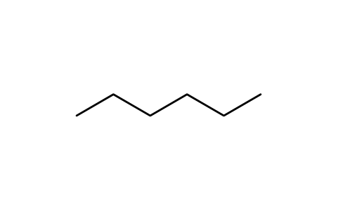 Preview of the Carbon chain, six carbons symbol, block CHM_P_ZIGZAG6