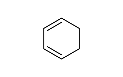 Preview of the 1,3-Cyclohexadiene symbol, block CHM_R_13CHD