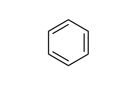 Preview of the Benzene, Kekule form symbol, block CHM_R_BENZENE