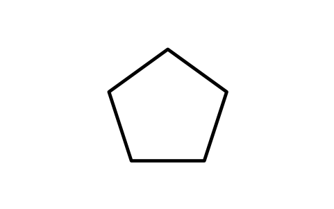 Preview of the Cyclopentane symbol, block CHM_R_C5