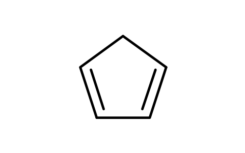 Preview of the Cyclopentadiene symbol, block CHM_R_CPD