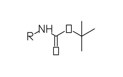 Preview of the Boc carbamate symbol, block CHM_S_BOC