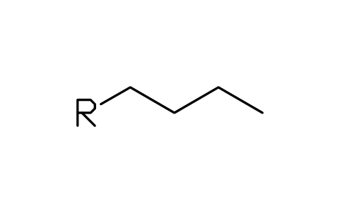 Preview of the n-Butyl symbol, block CHM_S_BUTYL