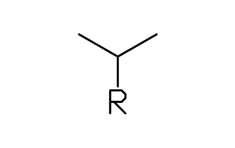 Preview of the Isopropyl symbol, block CHM_S_ISOPROPYL