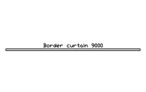 Preview of the Border curtain 9000 symbol, block CIN_BORDER_9000