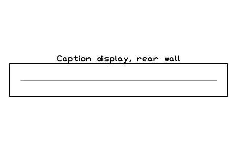 Preview of the Caption display, rear wall symbol, block CIN_CAPTION_DISPLAY
