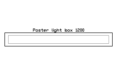 Preview of the Poster light box 1200 symbol, block CIN_POSTER_LIGHTBOX
