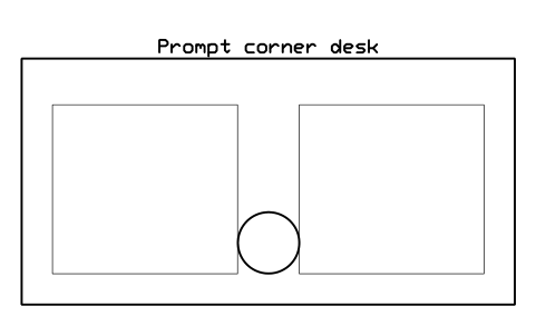 Preview of the Prompt corner desk symbol, block CIN_PROMPT_CORNER