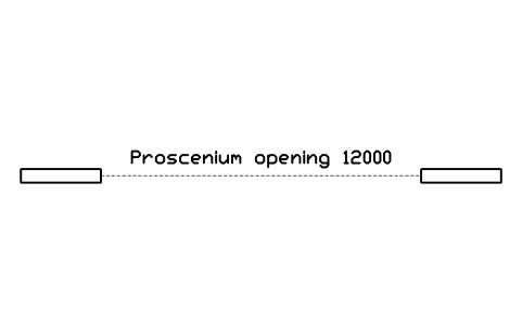 Preview of the Proscenium opening 12000 symbol, block CIN_PROSC_12000