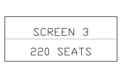 Preview of the Room label symbol, block CIN_ROOM_LABEL