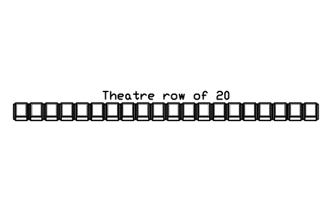 Preview of the Theatre row of 20 symbol, block CIN_ROW_THEATRE_20