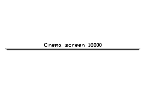 Preview of the Cinema screen 18000 symbol, block CIN_SCREEN_18000