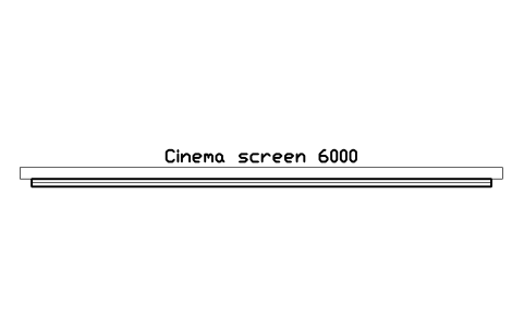Preview of the Cinema screen 6000 symbol, block CIN_SCREEN_6000