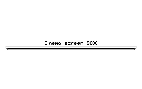 Preview of the Cinema screen 9000 symbol, block CIN_SCREEN_9000