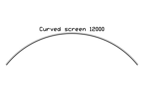 Preview of the Curved screen 12000 symbol, block CIN_SCREEN_CURVED_12000
