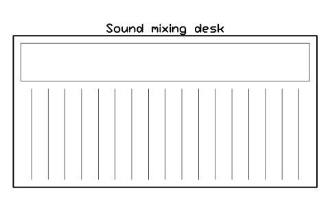 Preview of the Sound mixing desk symbol, block CIN_SOUND_DESK