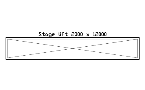 Preview of the Stage lift 2000 x 12000 symbol, block CIN_STAGE_LIFT