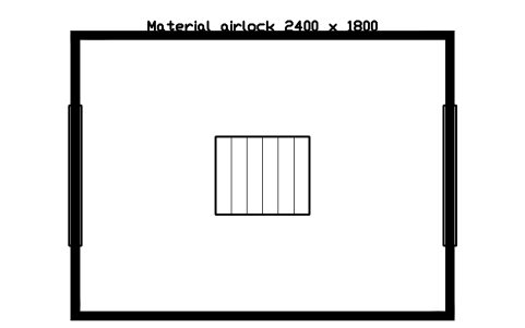 Anteprima del simbolo Material airlock 2400 x 1800, blocco CLR_AIRLOCK_MATERIAL