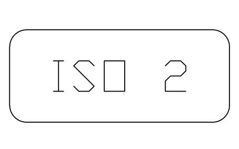 Anteprima del simbolo Air cleanliness class ISO 2, blocco CLR_CLASS_ISO2