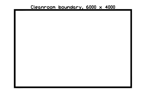Anteprima del simbolo Cleanroom boundary, 6000 x 4000, blocco CLR_CLEANROOM_BOUNDARY