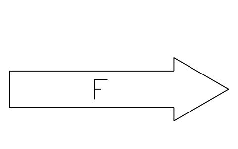 Anteprima del simbolo Flow arrow, product, blocco CLR_FLOW_PRODUCT