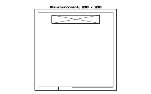 Anteprima del simbolo Mini-environment, 1200 x 1200, blocco CLR_MINI_ENV