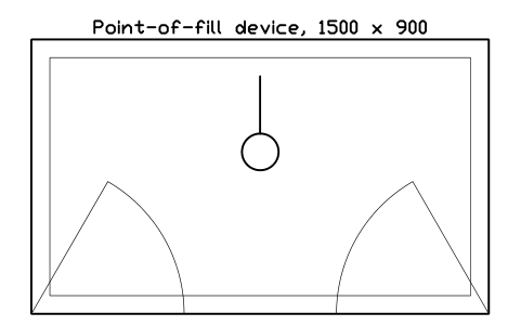 Anteprima del simbolo Point-of-fill device, 1500 x 900, blocco CLR_POINT_OF_FILL