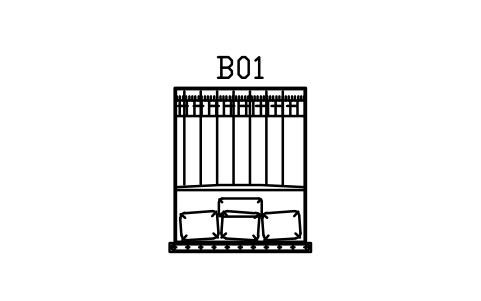 Anteprima del simbolo Letto, imbottito, queen size, 1600 x 2000, blocco CBH_BED_UPH_1600